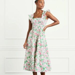 Hill House Ellie Nap Dress Pink Roses NWT
